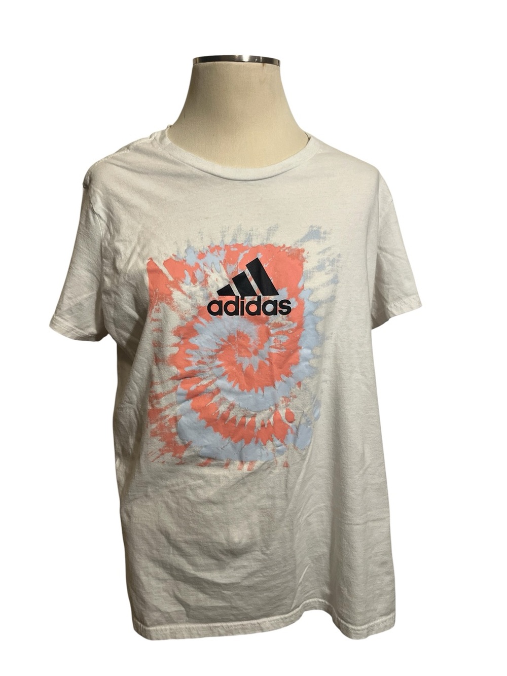 adidas White Logo Amplifier Tee - White
